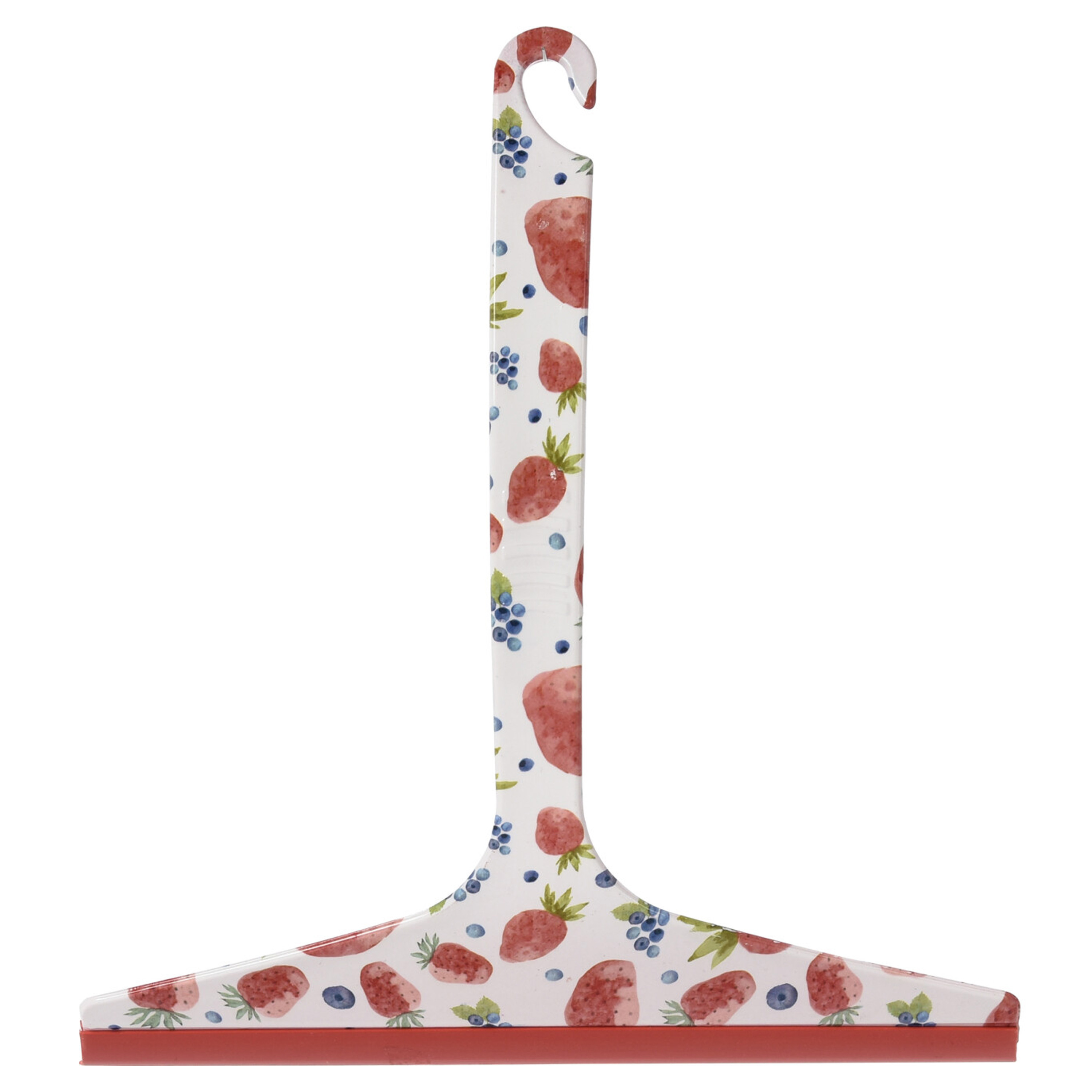 Raamwisser - raamtrekker - douchewisser - rood - pp kunststof - 25 x 20 x 3 cm -