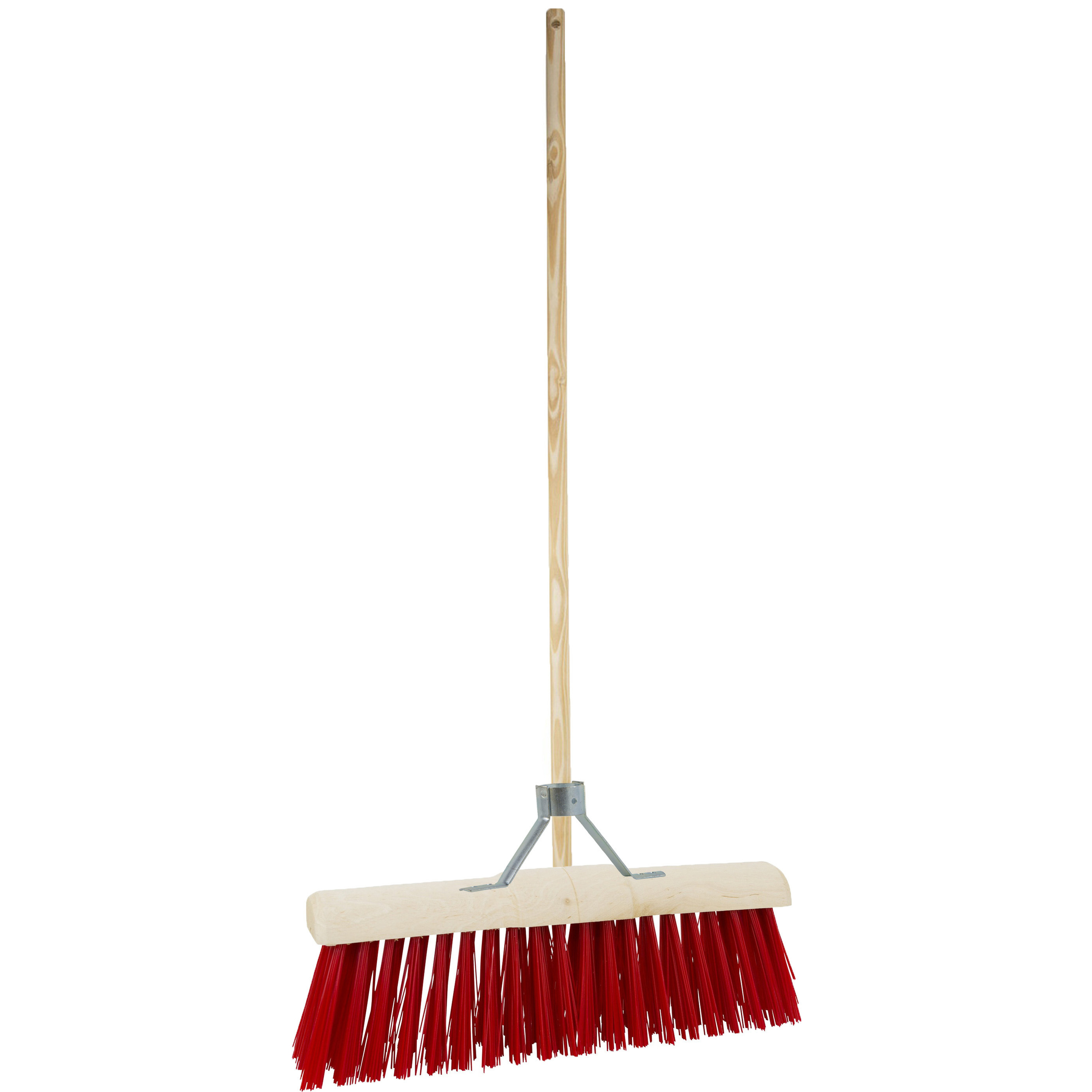 Buitenbezem - FSC hout - kunstvezel - hard - 45 x 140 cm -