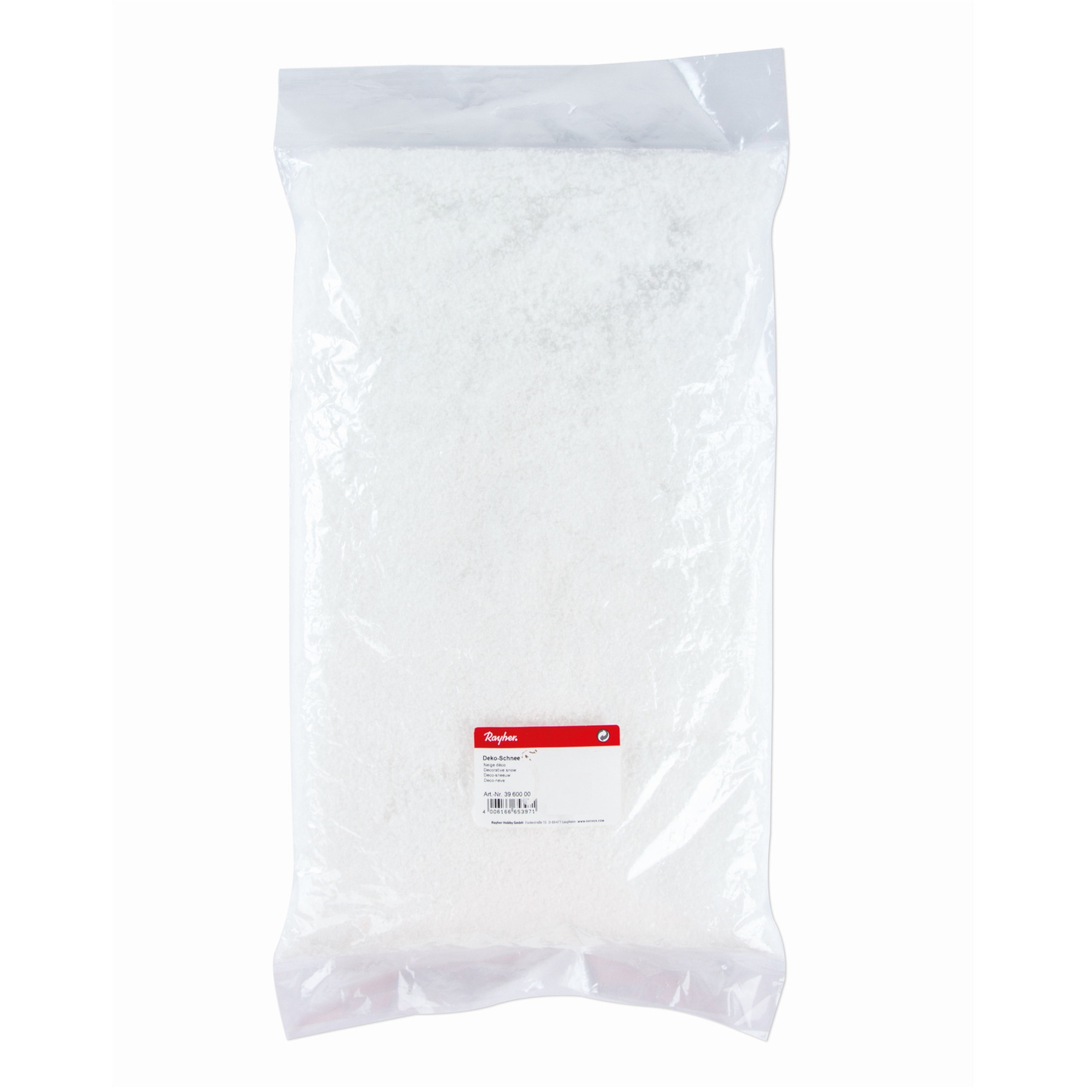 Kunstsneeuw/nepsneeuw - 8 liter - wit - sneeuwversiering -