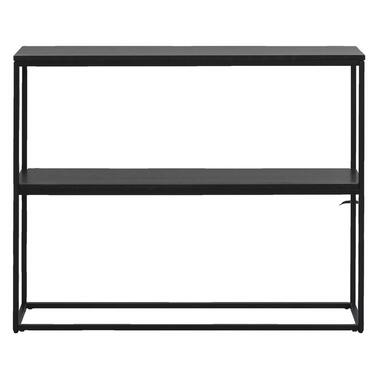 Sidetable Quebec - zwart - 79x100x30 cm - Leen Bakker