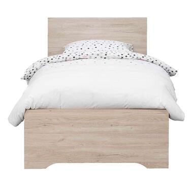 Bed Tempo - eikenkleur - 90x200 cm - Leen Bakker