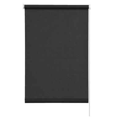 Rolgordijn lichtdoorlatend - zwart - 180x250 cm - Leen Bakker