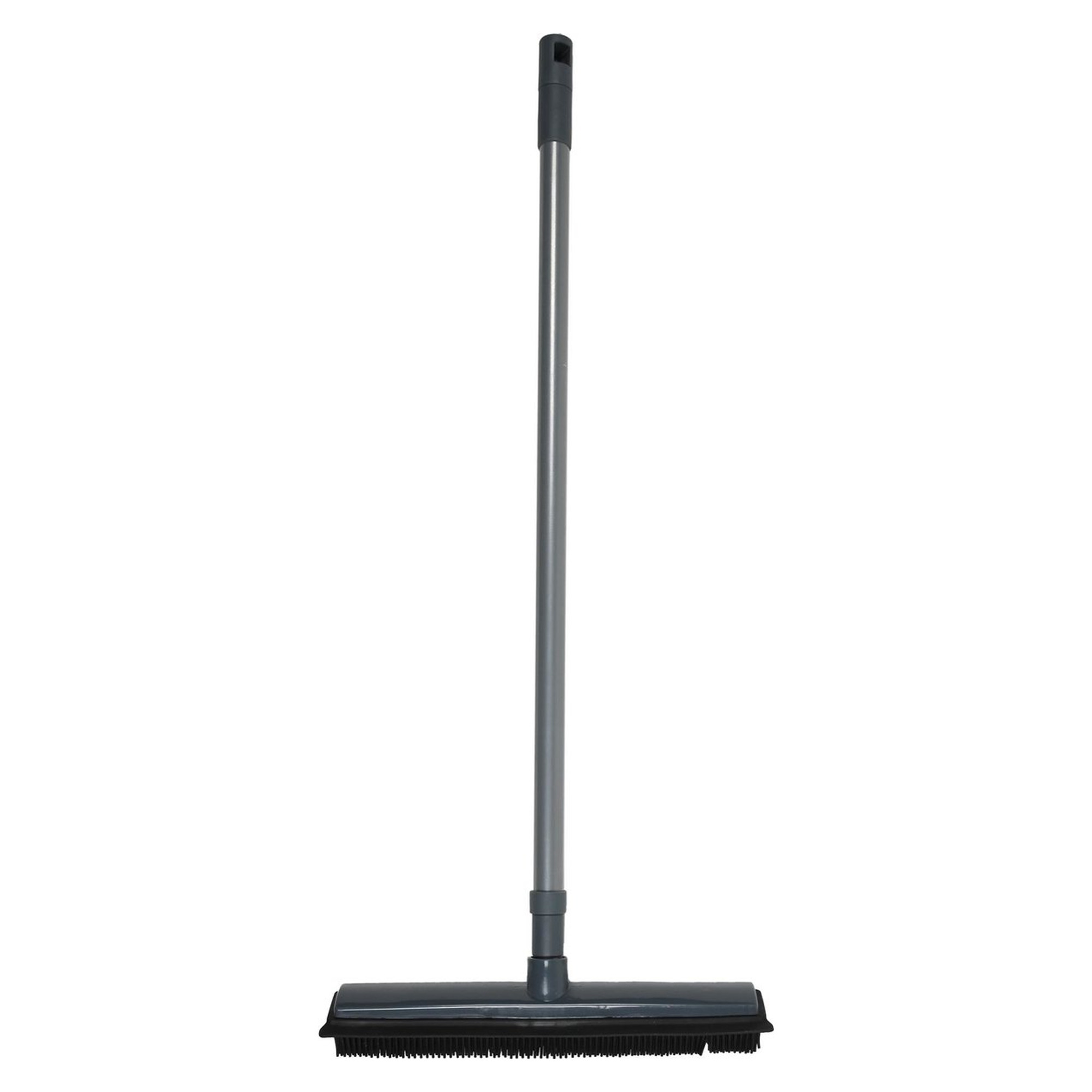Rubberen bezem/trekker - Telescopische steel - 68/120 cm - rubber/metaal -