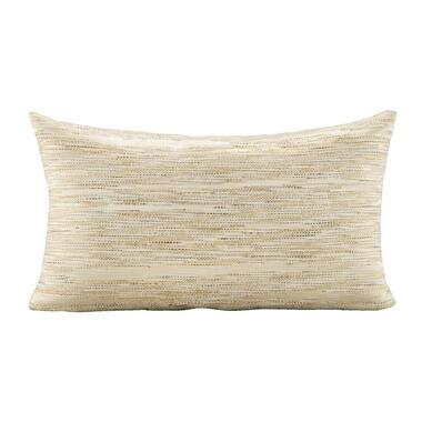 Sierkussen Solane - naturel/goud - 30x50 cm - Leen Bakker