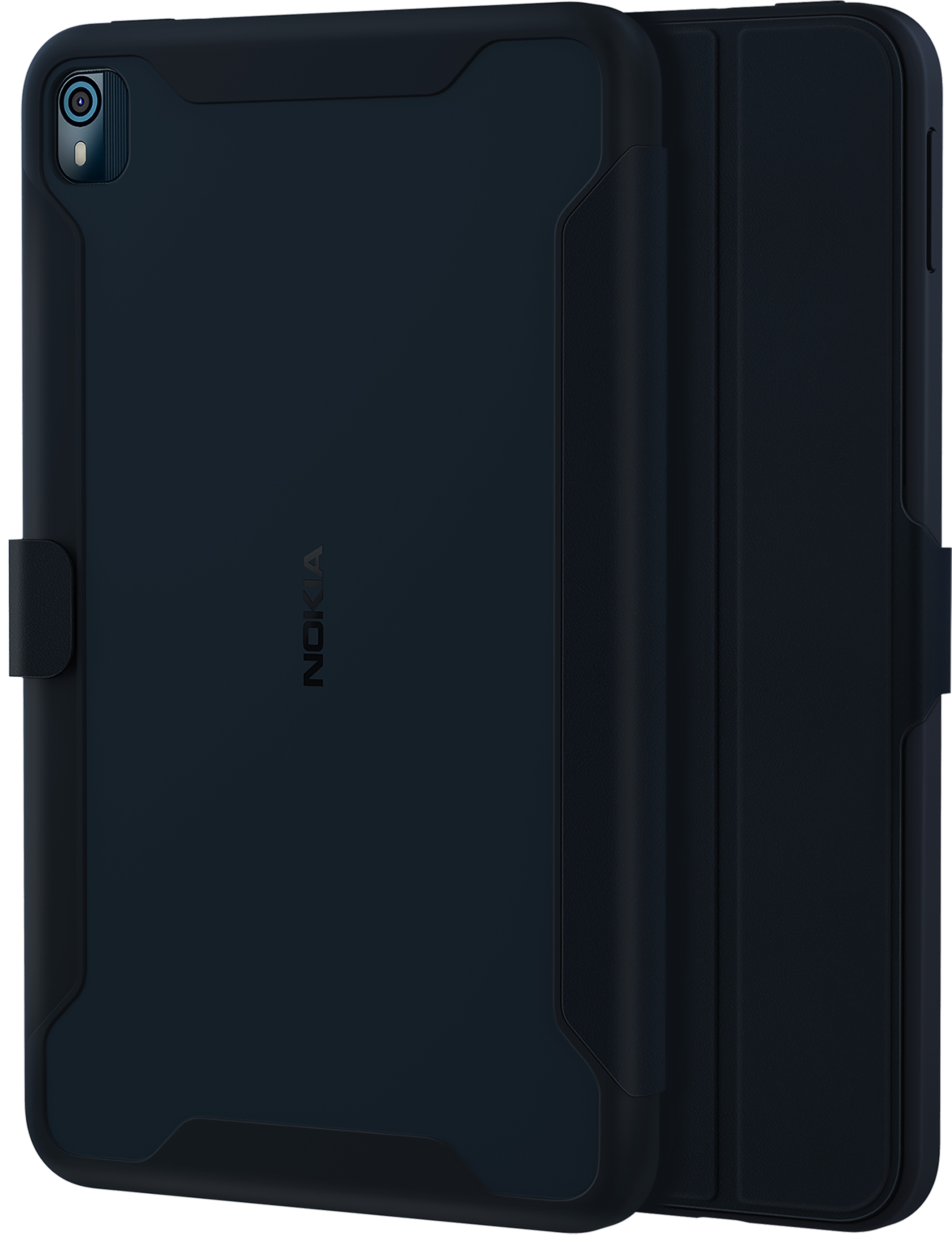 Nokia Flip Case voor Nokia T10 Telefoonhoesje Blauw
