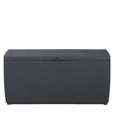 Opbergbox Capri 302L - antraciet/grijs - 123x53,5x57 cm - Leen Bakker