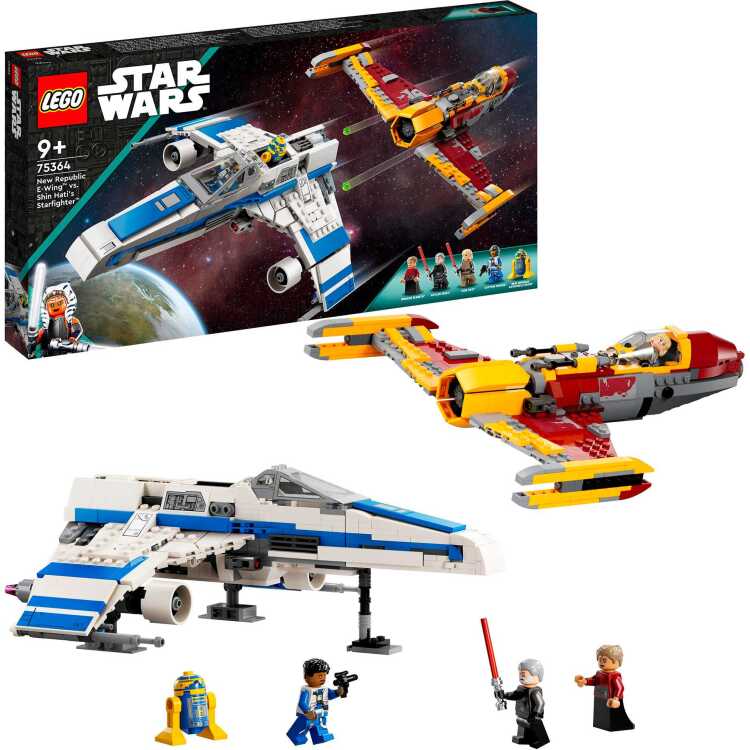 LEGO Star Wars - New Republic E-wing vs. Shin Hati's Starfighter constructiespeelgoed 75364