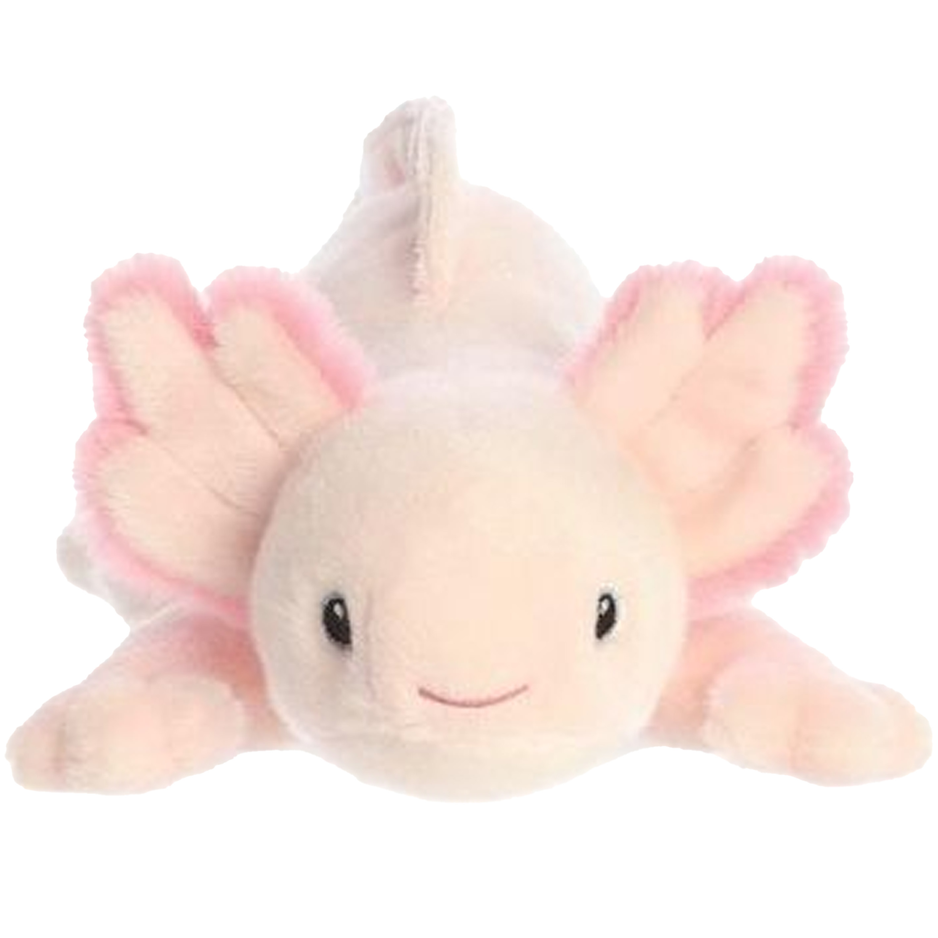 Pluche knuffeldier Axolotl - roze - 37 cm - Waterdieren thema -