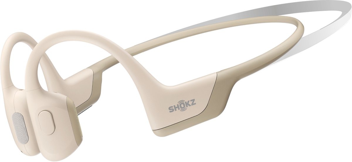 Shokz OpenRun Pro Mini bluetooth On-ear hoofdtelefoon beige