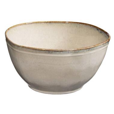 Saladeschaal Anna - Beige - Stoneware - Ø24 cm - Leen Bakker