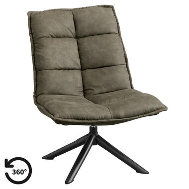 Fauteuil Clayton - groen - Leen Bakker