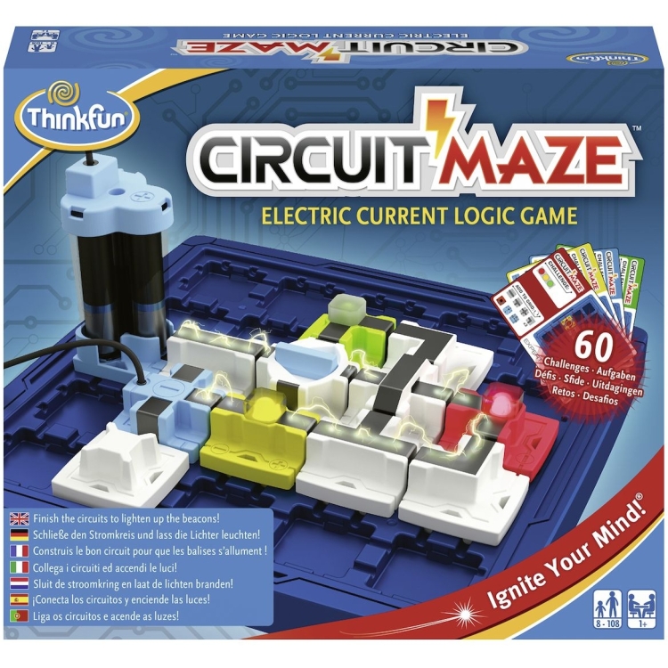 THINK FUN Circuit Maze bordspel Nederlands, 1 speler, Vanaf 8 jaar