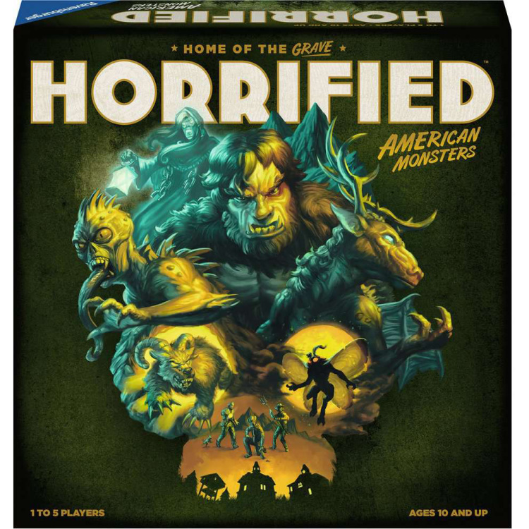 Ravensburger Horrified - American Monsters bordspel Engels, 1 - 5 spelers, 45 - 60 minuten, Vanaf 10 jaar