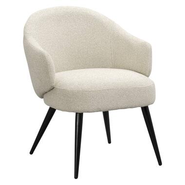 Fauteuil Hilton - stof - zand - Leen Bakker