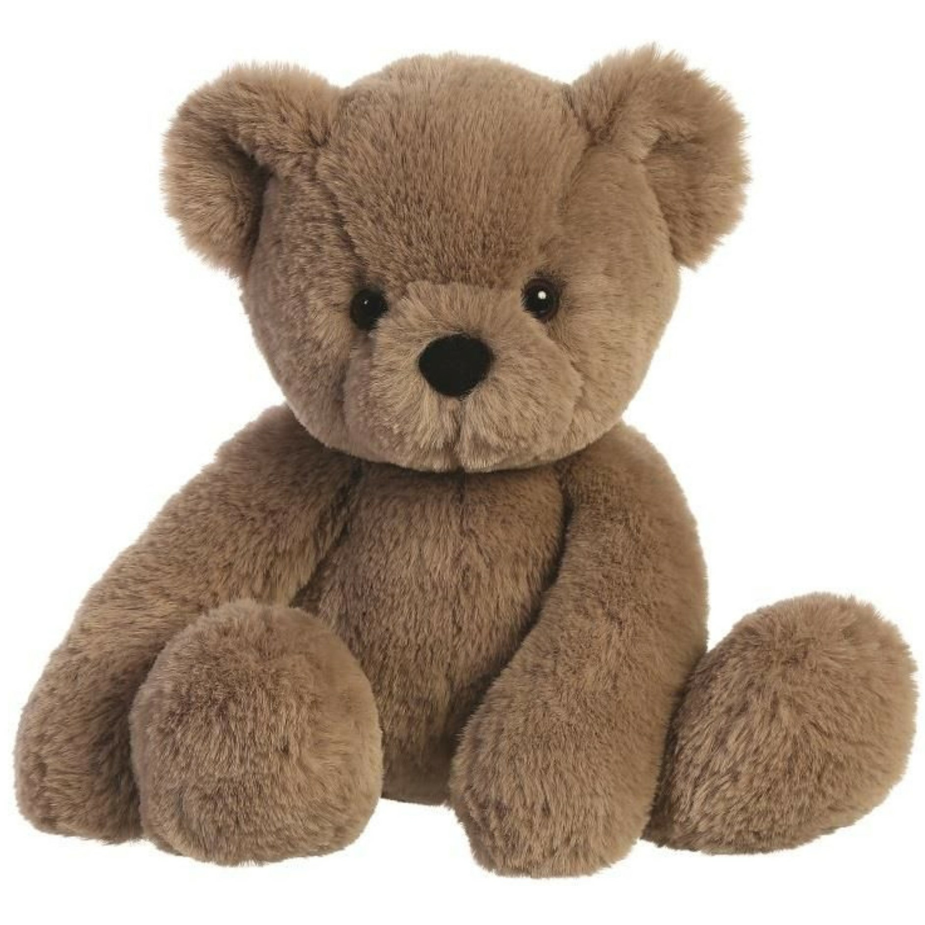 Pluche knuffeldier teddybeer - bruin - 28 cm - bosdieren thema -