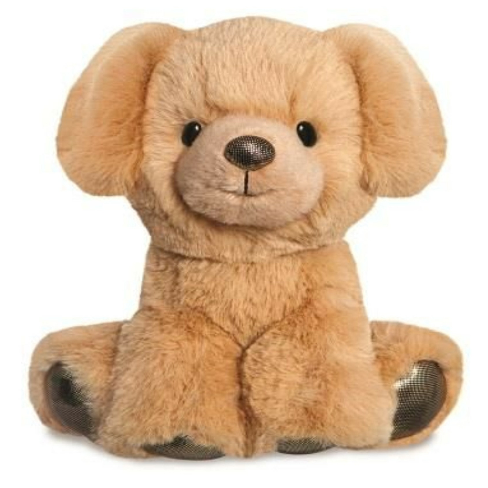 Pluche knuffeldier labrador hond - lichtbruin/blond - 20 cm - huisdieren thema -