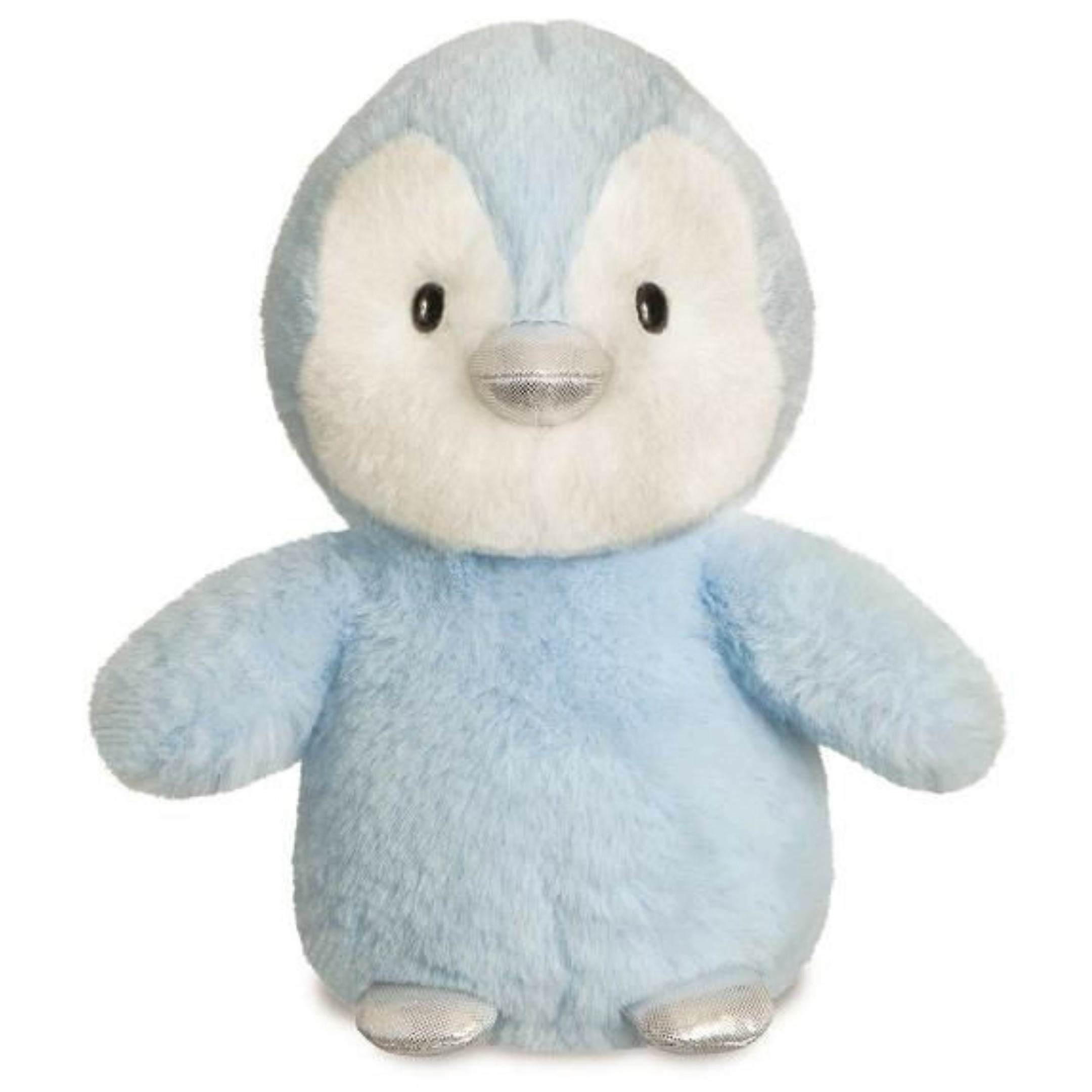 Pluche knuffeldier pinguin - lichtblauw - 20 cm - pooldieren thema -