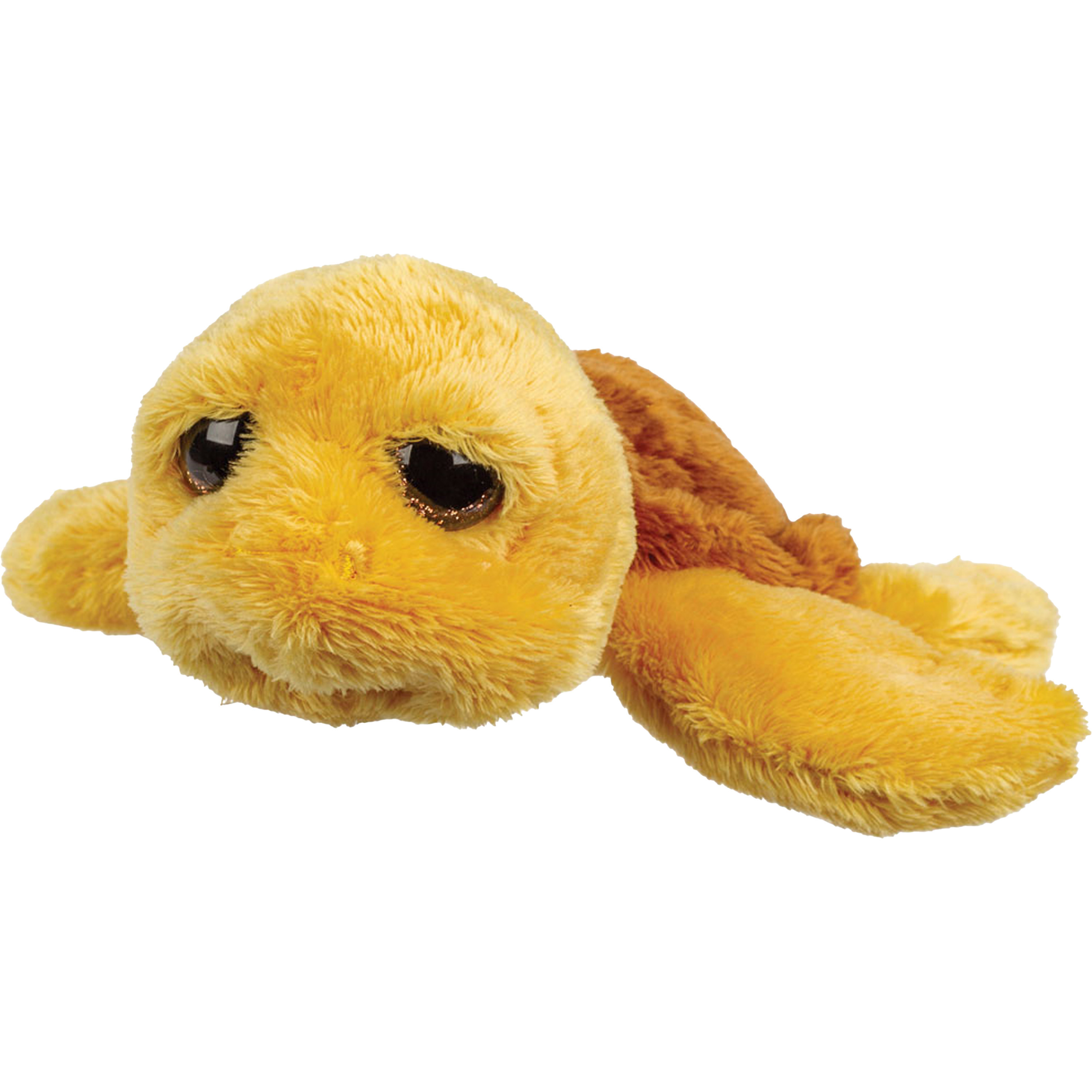 Suki Gifts pluche zeeschildpad Jules knuffeldier - cute eyes - okergeel - 24 cm -