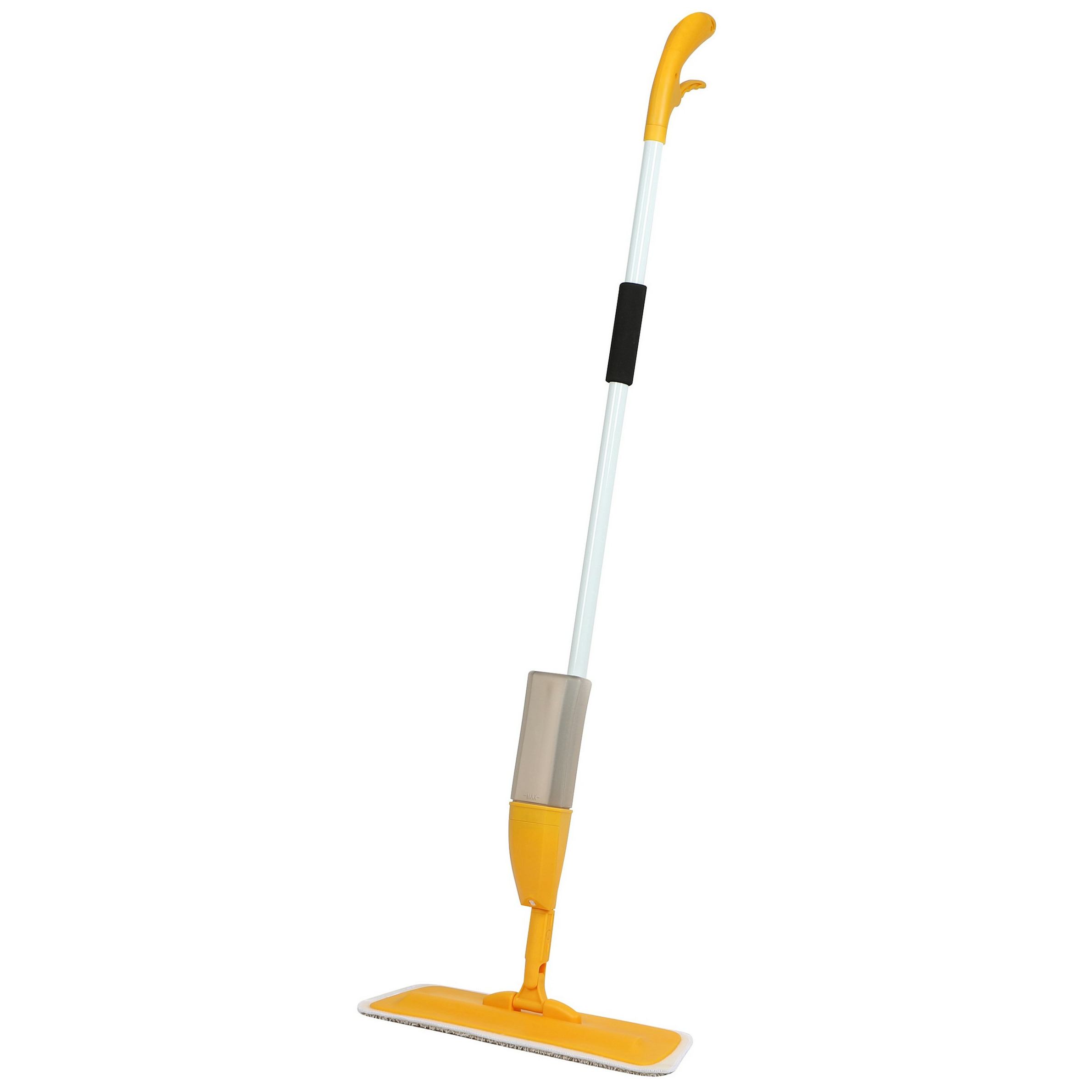Schoonmaak/dweilen vloermop met telescoopsteel - uitschuifbaar 85 tot 120 cm -