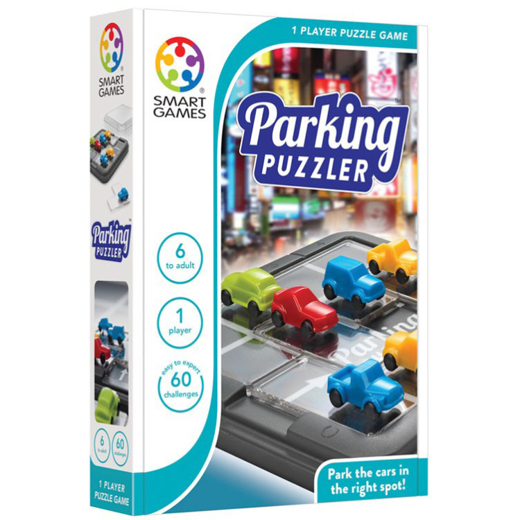 SmartGames Parking Puzzler leerspel Nederlands, 1 speler, Vanaf 7 jaar, 60 opdrachten