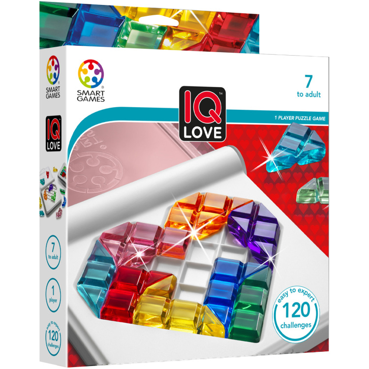 SmartGames IQ Love leerspel Nederlands, 1 speler, Vanaf 7 jaar, 120 opdrachten