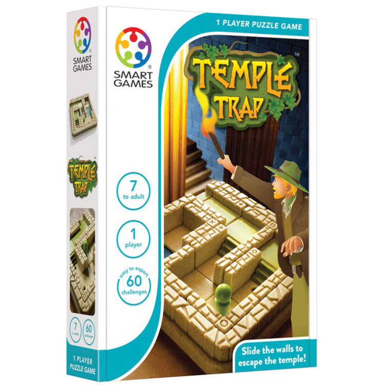 SmartGames Temple Trap leerspel Nederlands, 1 speler, Vanaf 7 jaar, 60 opdrachten
