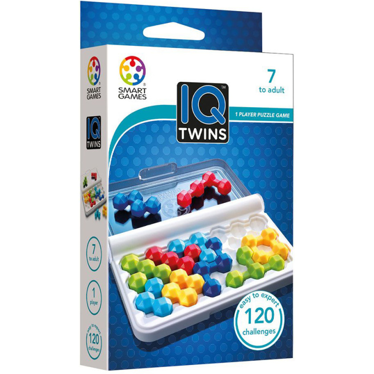 SmartGames IQ Twins leerspel Nederlands, 1 speler, Vanaf 7 jaar, 120 opdrachten