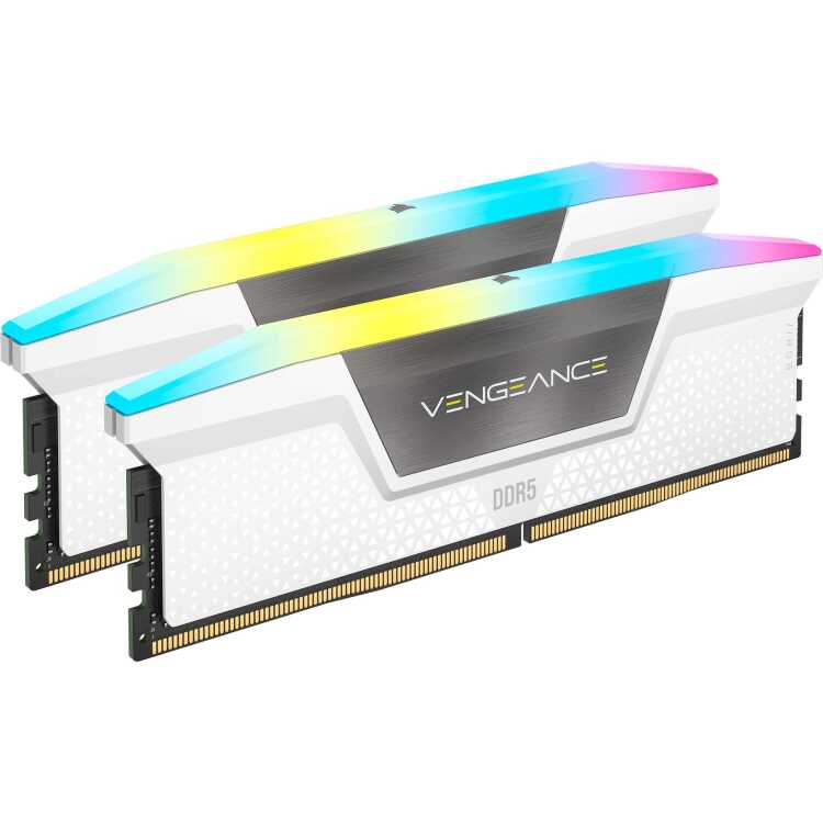 Corsair 32 GB DDR5-6000 Kit werkgeheugen CMH32GX5M2B6000C30W, Vengeance RGB, XMP 3.0