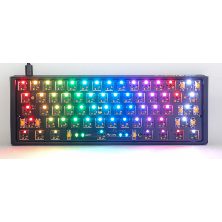 Ducky One 3 Mini ANSI layout Barebone toetsenbord 60%, RGB leds, hot swap, Barebone
