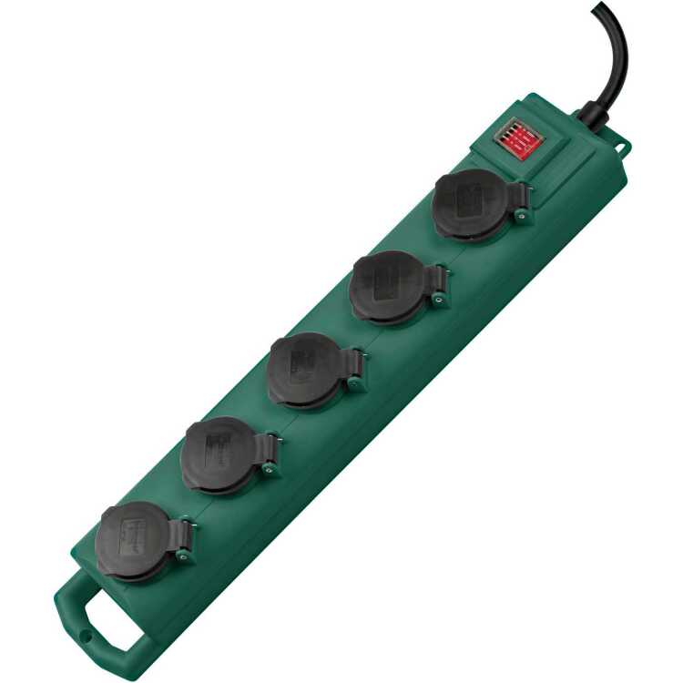 Brennenstuhl Super-Solid SL 554 Tuin-contactverdeler stekkerdoos 5 meter