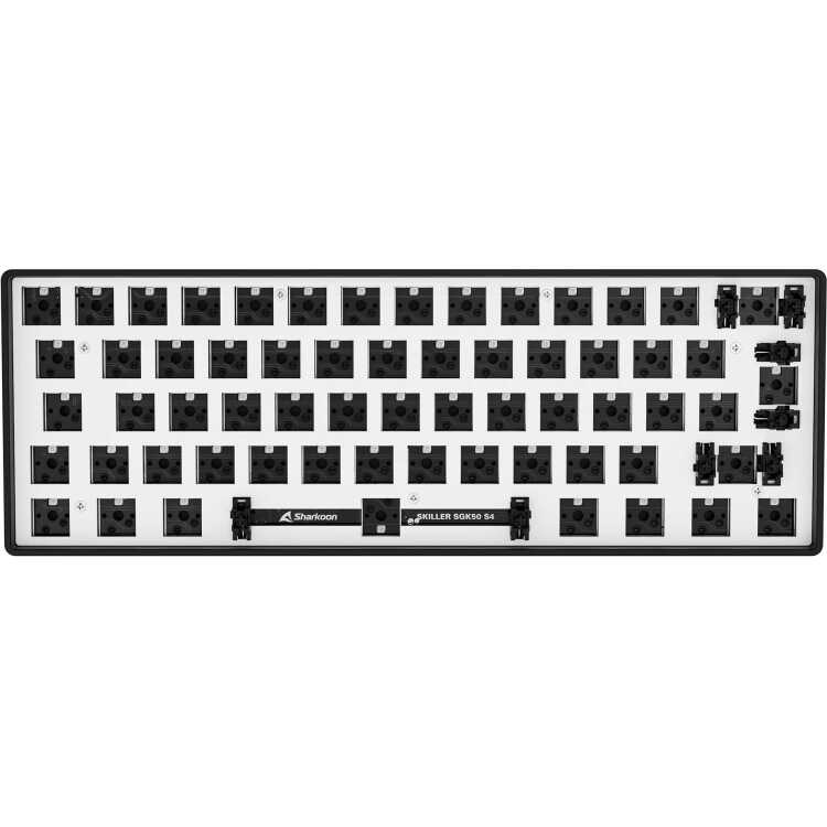 Sharkoon SKILLER SGK50 S4 Barebone ISO gaming toetsenbord 60%, Hot-Swap, RGB