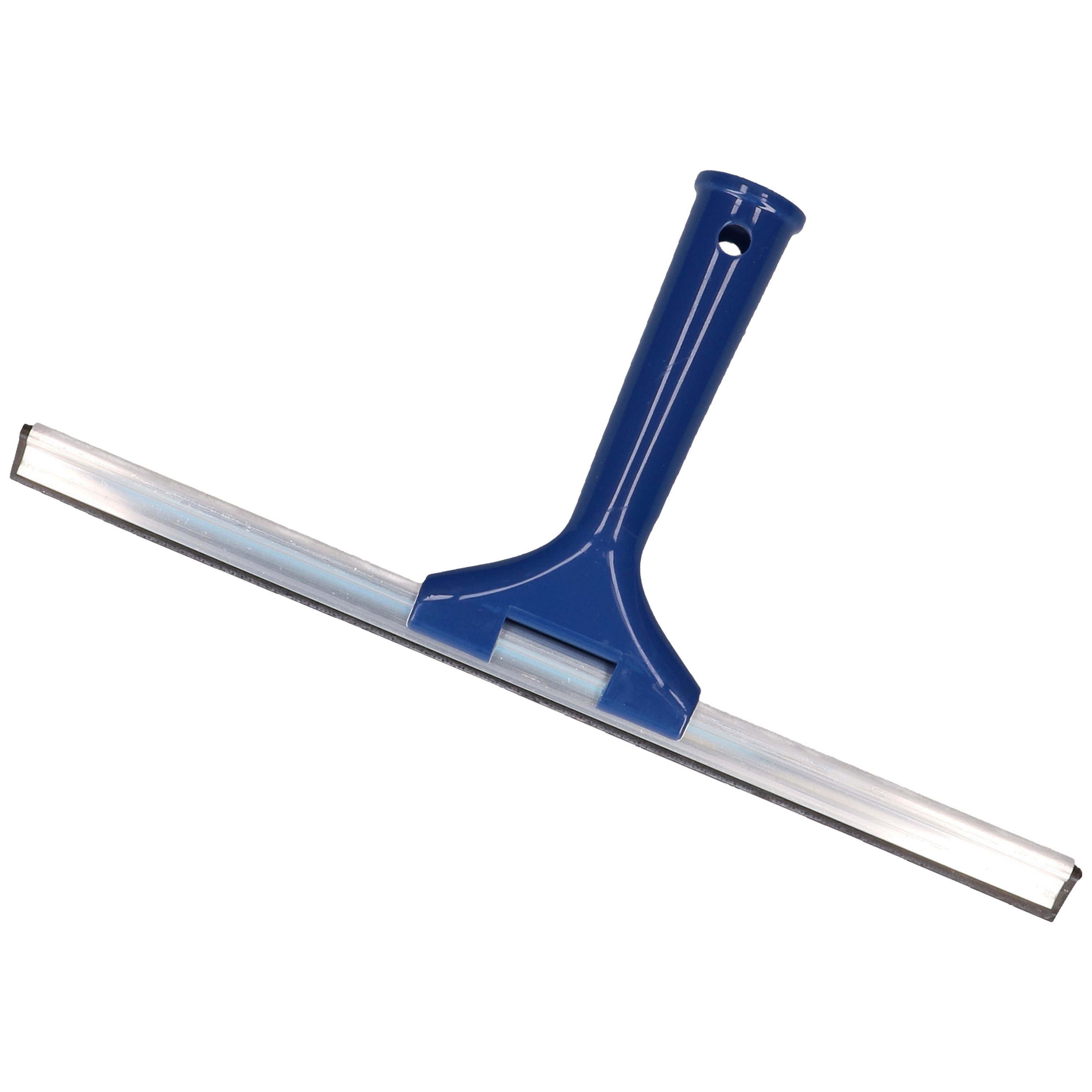 Raamwisser/raamtrekker - kunststof handvat - blauw - 35 cm breed -