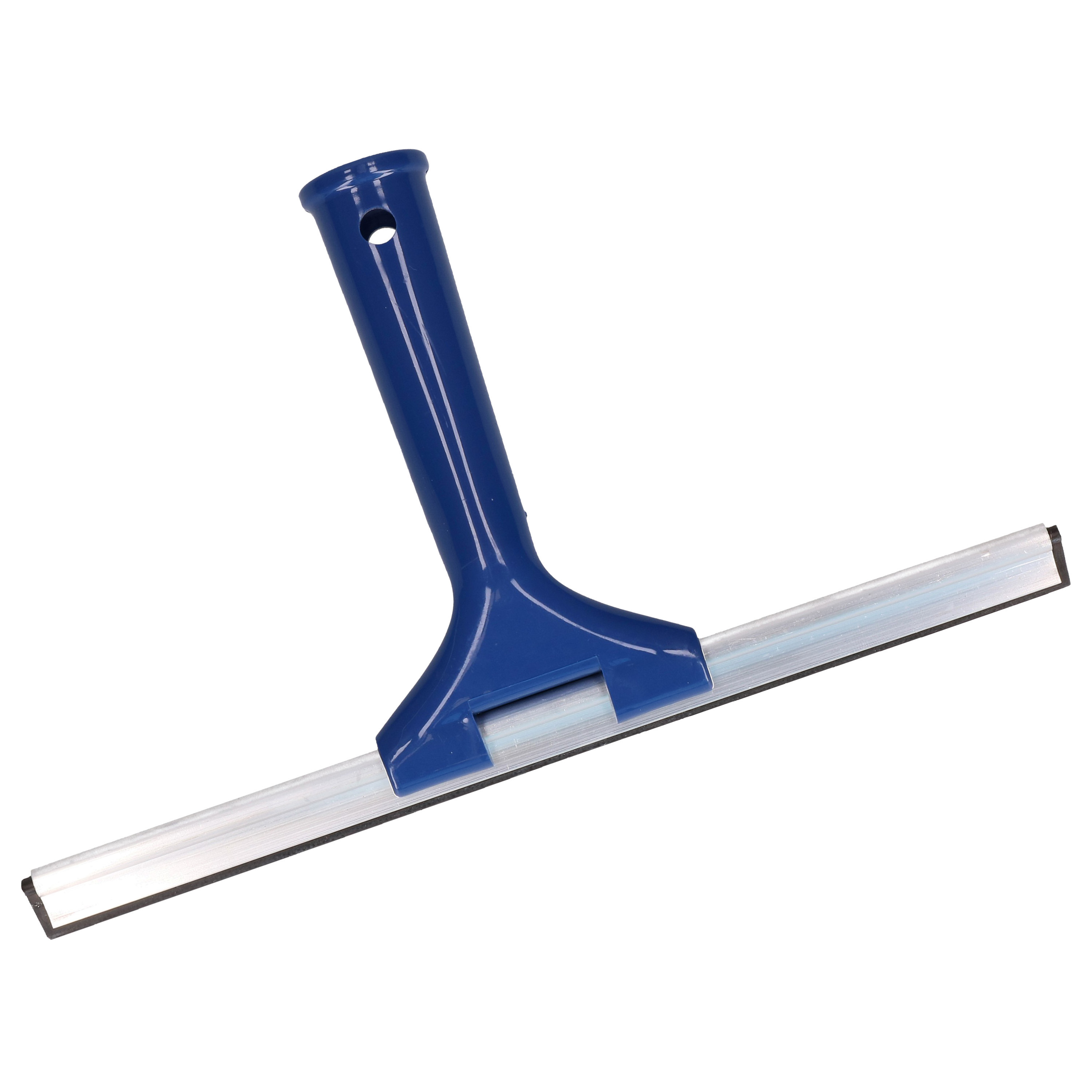 Raamwisser/raamtrekker - kunststof handvat - blauw - 25 cm breed -