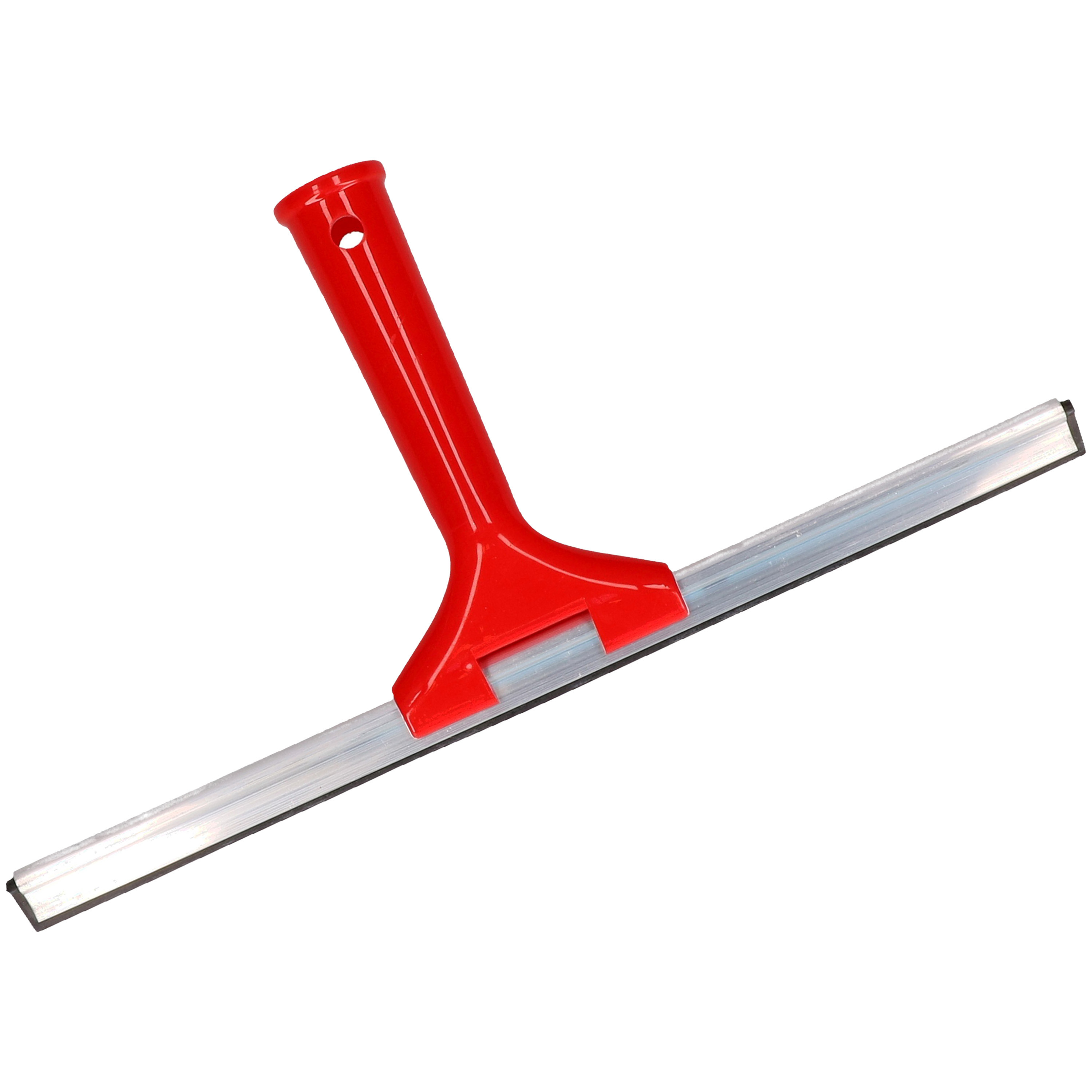 Raamwisser/raamtrekker - kunststof handvat - rood - 30 cm breed -