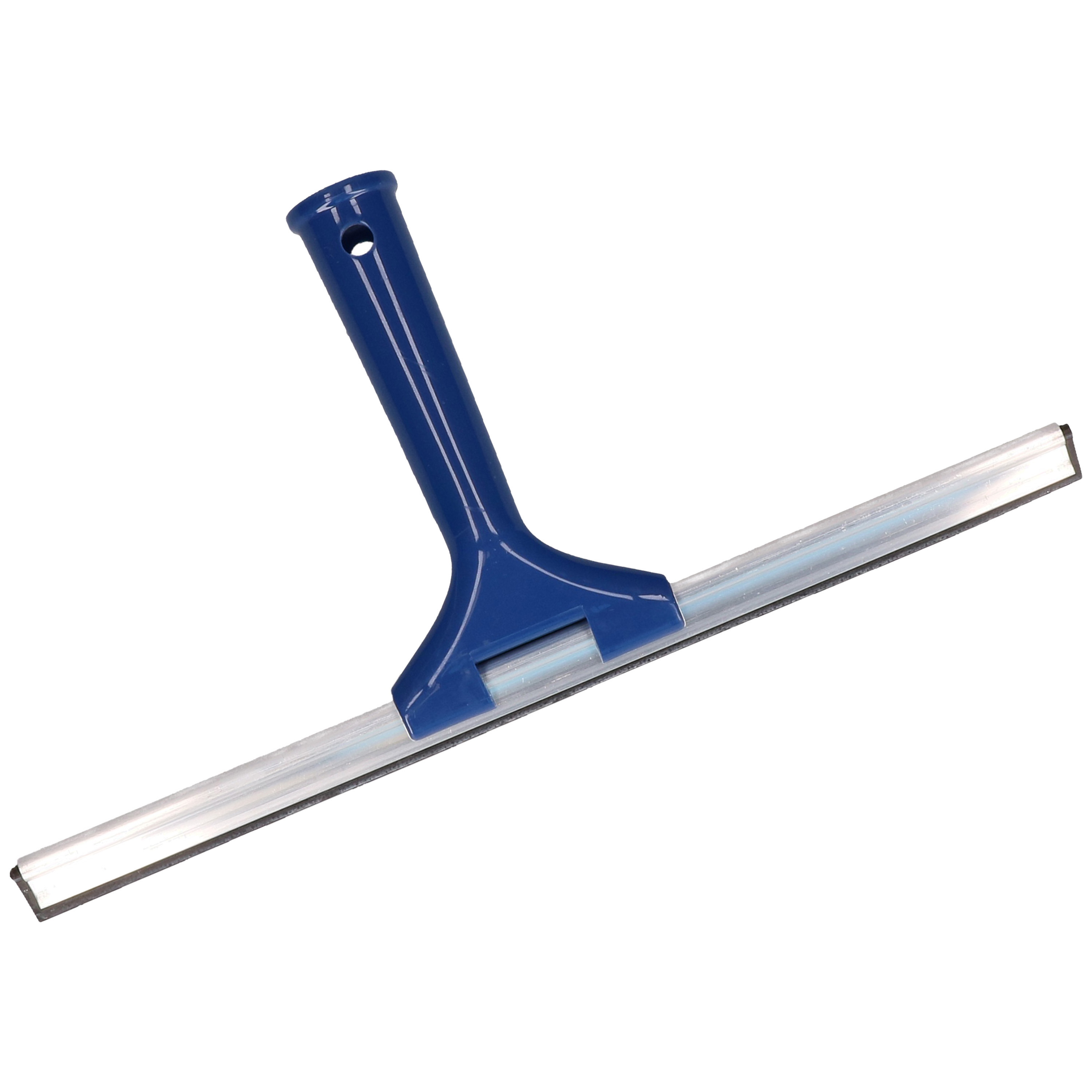 Raamwisser/raamtrekker - kunststof handvat - blauw - 30 cm breed -