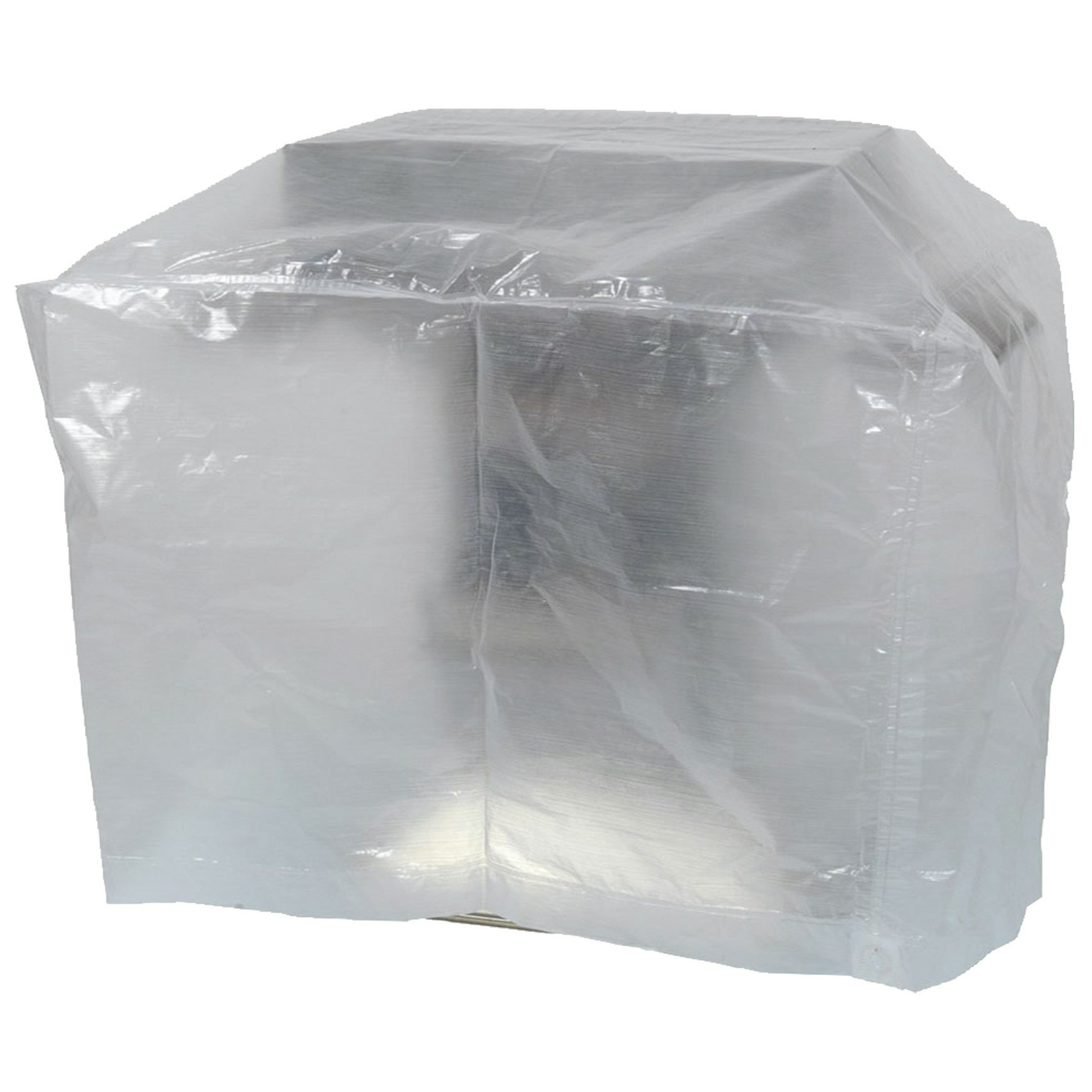 Afdekhoes/beschermhoes voor BBQ - transparant - 125 x 60 x 60 cm -