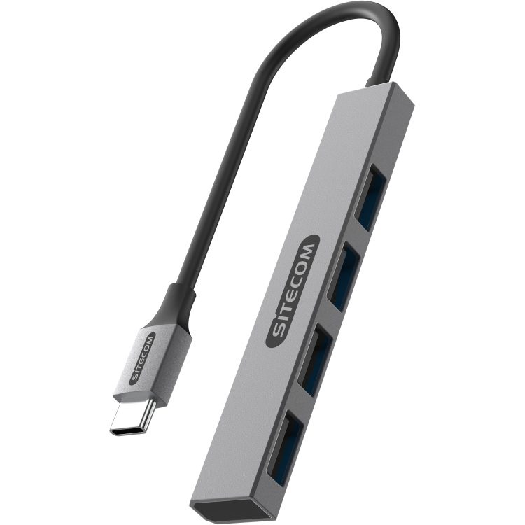 Sitecom USB-C naar 4x USB-A Nano usb-hub