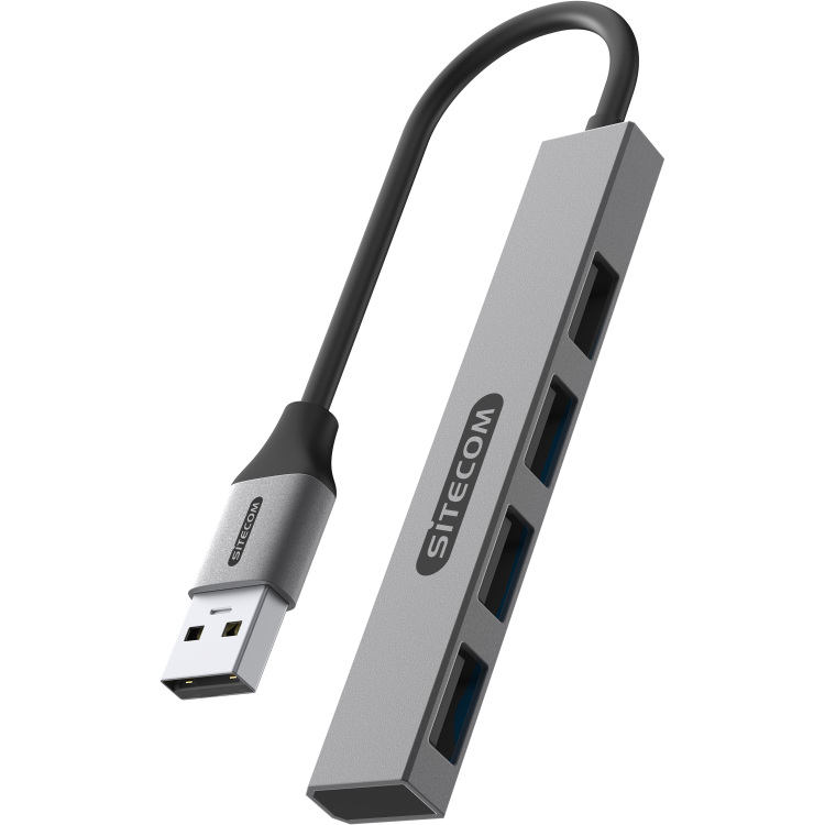 Sitecom USB-A naar 4x USB-A Nano usb-hub