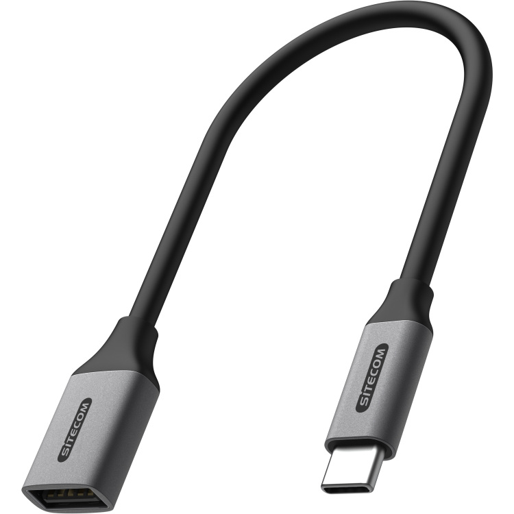 Sitecom USB-C naar USB-A adapter met kabel adapter 0,15 meter