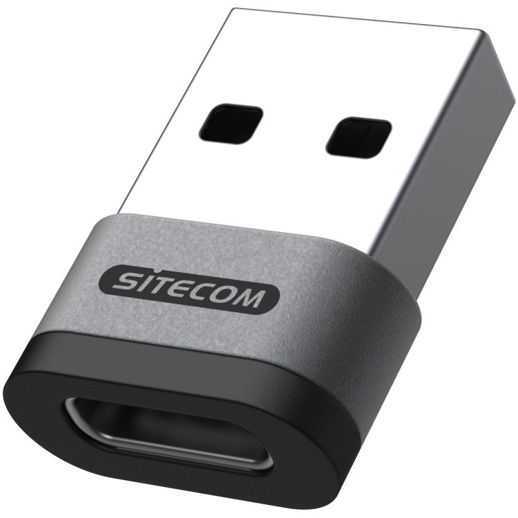 Sitecom USB-A naar USB-C Nano adapter