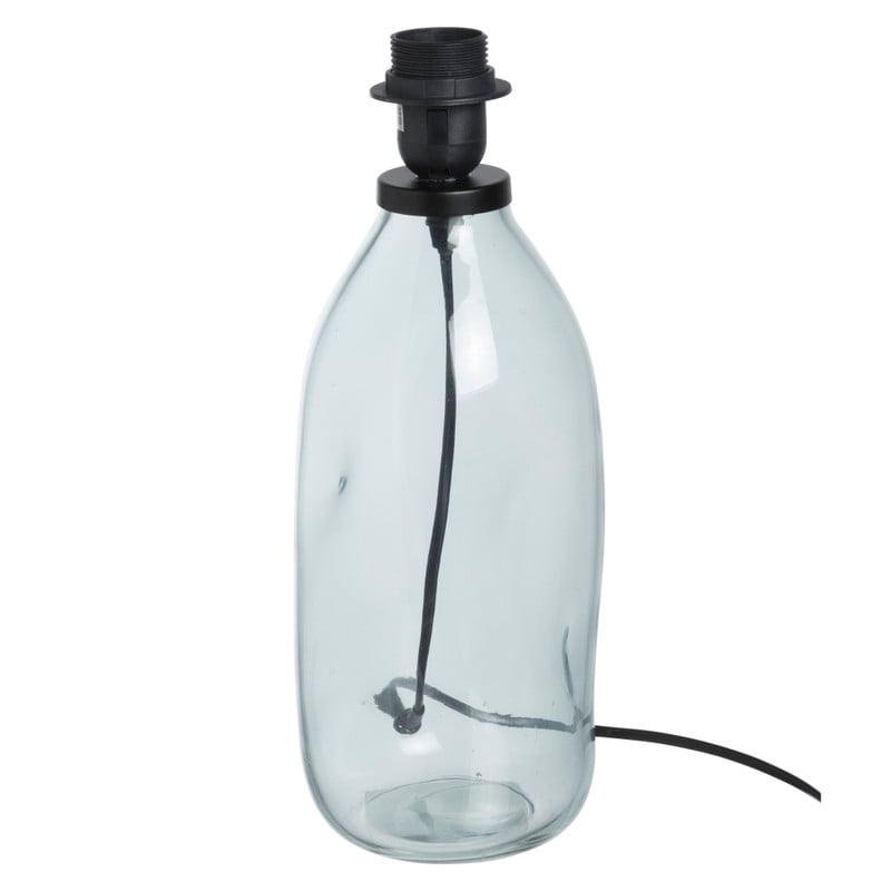 Lampvoet glas - blauw - ø12x34.5 cm