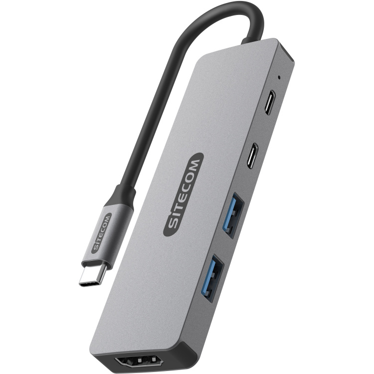 Sitecom 5-in-1 USB-C Power Delivery Multiport usb-hub