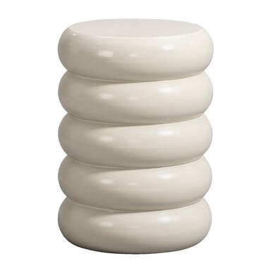 Bijzettafel Barbella - beige - 45xØ33 cm - Leen Bakker