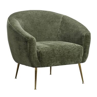 Fauteuil Rosaly - groen - Leen Bakker