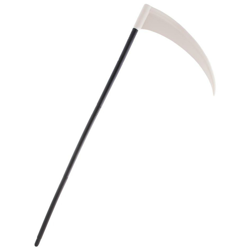 Zwarte zeis van magere Hein - plastic - 95 cm - Halloween accessoires -