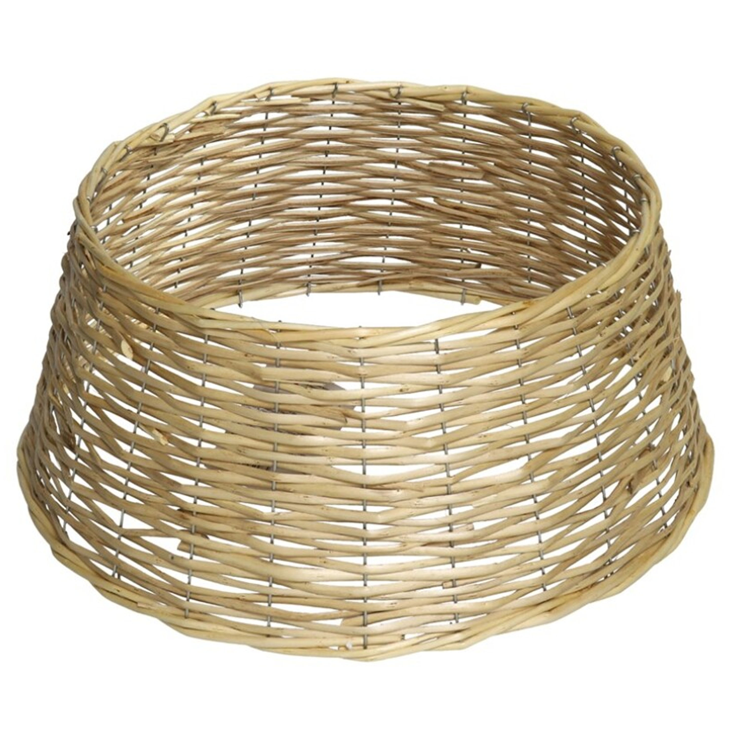 Kerstboomrok/kerstboommand naturel D37 cm en H21 cm voor kerstboom van 150-180 cm -