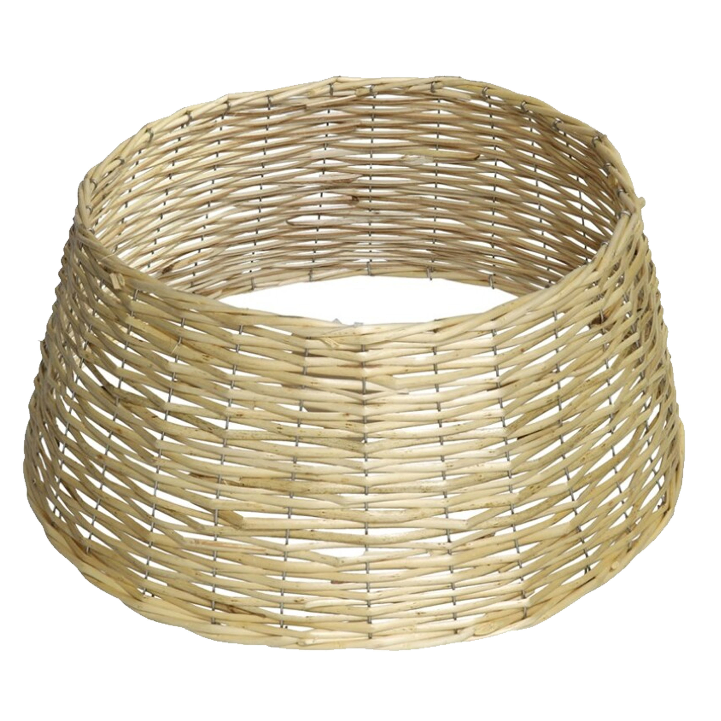 Kerstboomrok/kerstboommand naturel D42 cm en H23 cm voor kerstboom van 180-210 cm -