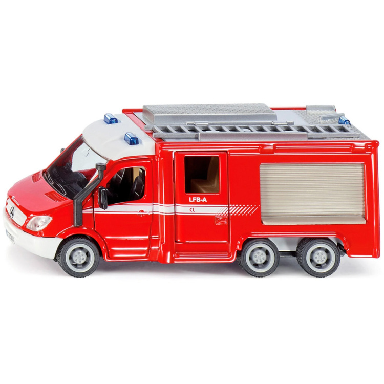 SIKU Super - Mercedes-Benz Sprinter 6X6 brandweer modelvoertuig Schaal 1:50
