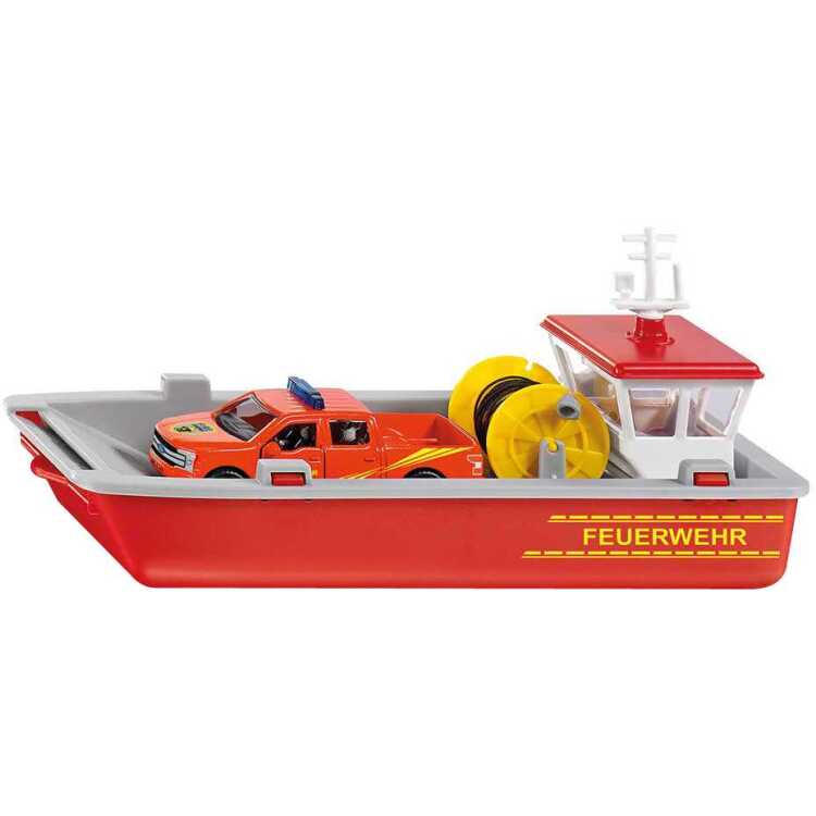 SIKU Brandweer werkboot speelgoedvoertuig