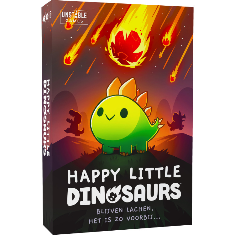 Asmodee Happy Little Dinosaurs kaartspel Nederlands, 2 - 4 spelers, 30 - 60 minuten, Vanaf 8 jaar